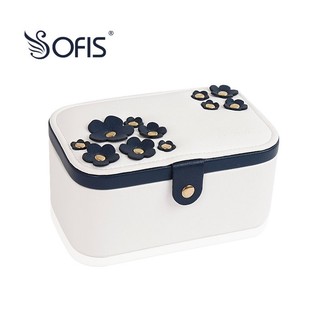 💯可開發票#Sofis首飾盒首飾收納盒飾品收納盒項鏈盒公主歐式韓國手飾品簡約