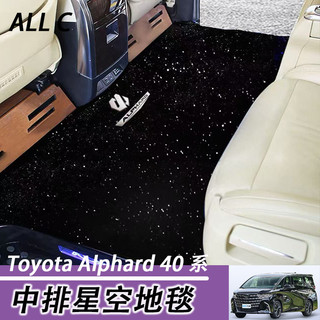 23-26年式 Toyota Alphard 40系 阿法 星空絨地毯 腳墊 中排地墊 腳踏墊 全車地墊