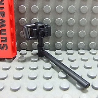 【積木2010】樂高 LEGO 相機 + 自拍棒 / 黑色 照相機 (U-09)