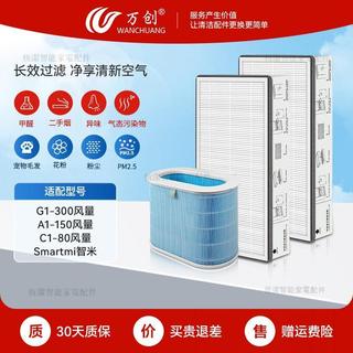 小米米家新風機濾芯 300 150 80 智米中效高效濾網 A1 C1 G1 原廠正品 過濾PM2.5 台灣
