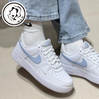 日本精選Nike Air Force 1 07 AF1 淺藍 水藍 寶寶藍 白藍 藍灰 冰藍 小勾 小金勾 休閒鞋