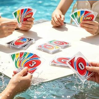 🃏TW出貨♦️透明撲克牌 防水塑膠卡牌 UNO休閒紙牌 多人聚會娛樂 遊戲團建桌遊 泳池派對推薦【JXS】