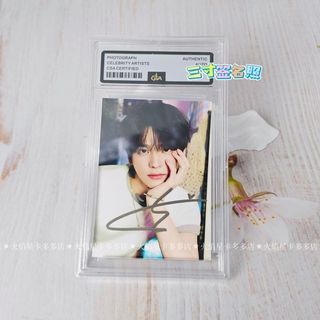 💯【保真親簽】明星 tws 吐司申惟 親筆簽名照3寸自拍照保真正品親籤周邊 禮物送人收藏