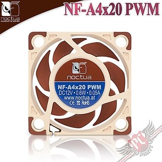 PC PARTY 貓頭鷹 Noctua NF-A4x20 PWM 4公分 防震靜音風扇