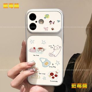 線條甜品手機殼 貓咪防摔殼 適用 OPPO A54 4G A5 5G 2025 Pro A5X A6 A6X AX7