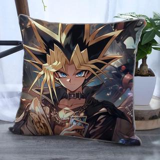 🚀台灣出貨🚀 遊戲王動漫遊戲周邊抱枕武藤遊戲海馬瀨人天上院明日香雙面靠枕墊