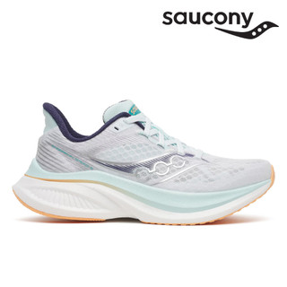 Saucony索康尼 女 ENDORPHIN SPEED 5 輕量競速跑鞋【一般楦】SA101391-1010 白-水藍
