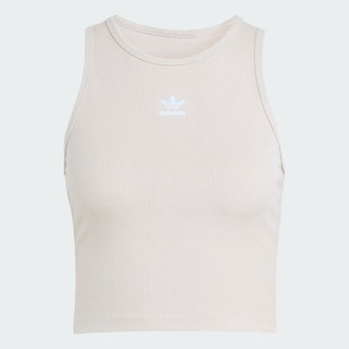 Adidas 愛迪達 Ess Rib Tank KD3822 女 背心 運動背心 美背設計 米