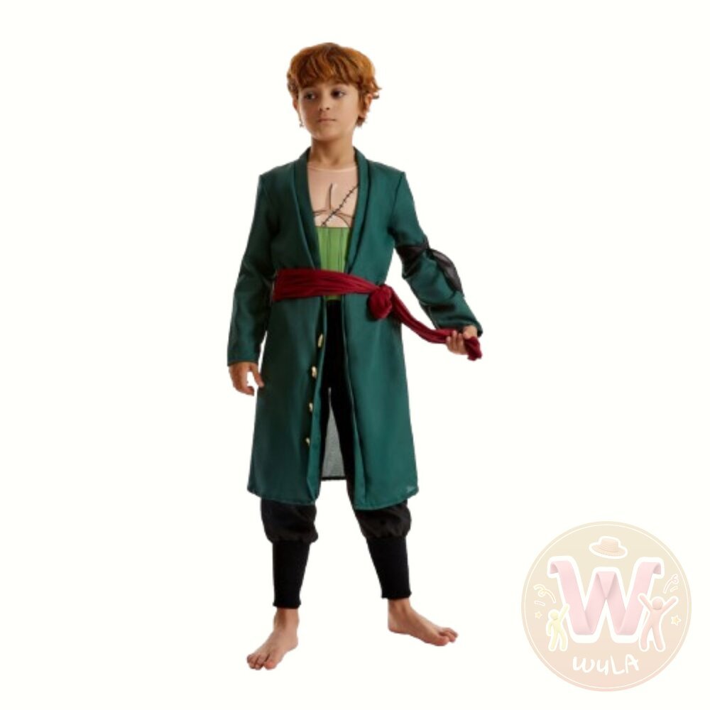 航海王-羅羅亞索隆-兒童版 WULA烏拉 索隆衣服 索隆服裝 日本動漫 真人版索隆衣服 海賊王索隆衣服 海賊王索隆服裝