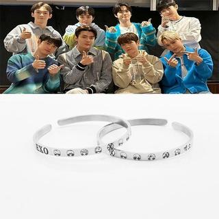 【韓國男團EXO】EXO 全員 Q頭像 應援周邊 手鐲 水洗不掉色 時尚 高顏值 簡約 手環 EXO周邊 周邊 手環 飾