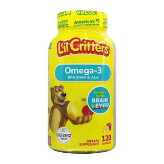 vivan美國 L'il Critters 麗貴小熊兒童 DHA魚油 Omega-3維生素軟 小熊糖4