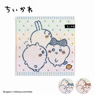 【現貨】Chiikawa吉伊卡哇（ちいかわ）彩色點點小方巾/手帕/毛巾