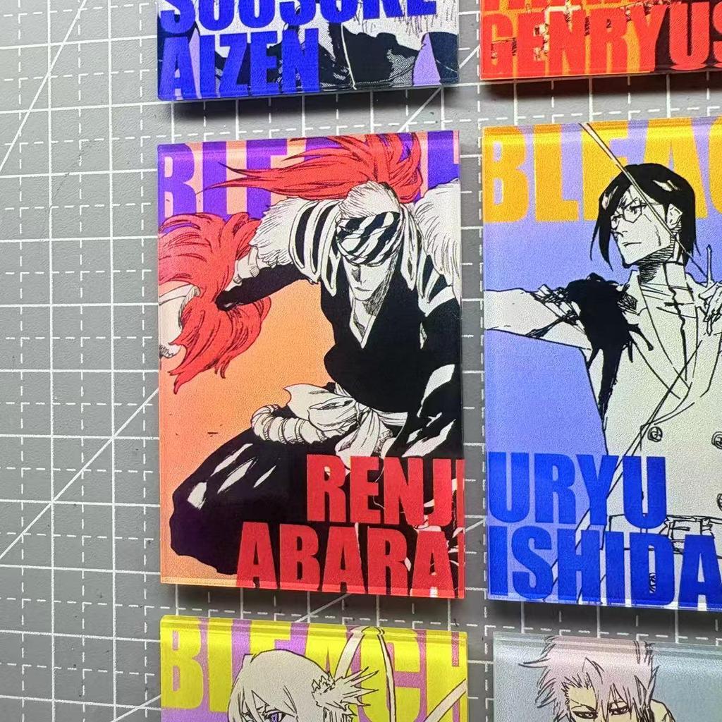🎁死神 bleach 周邊🎁死神公仔 死神海報 死神藝術卡亞克力冰箱貼磁力貼洞洞板貼黑崎一護戀次bleach周邊