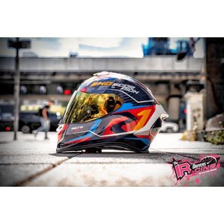 ♚賽車手的試衣間♚ Scorpion® EXO-R1 Evo Air Coup 藍/紅/黃