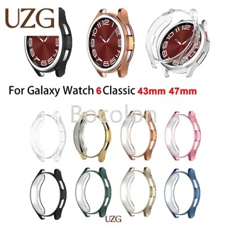 SAMSUNG Tpu 保護殼適用於三星 Galaxy Watch6 Watch 6 Classic 43mm 47mm