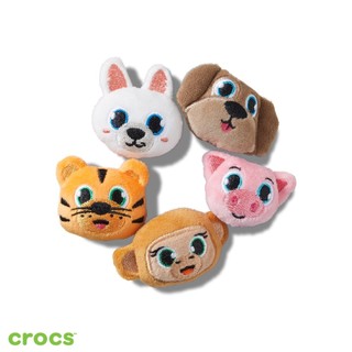 【Crocs鞋釦】Fuzzy Animal 5 件組-10013953