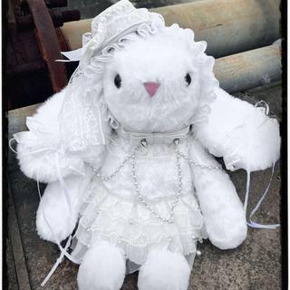 Susu蘇蘇.明天見原創自製亞文化lolita重工蕾絲JK毛絨兔子玩偶包斜挎包蘿莉Y2K辣