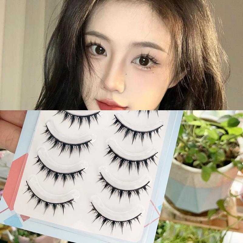 【安思美妝】悠亦詩253日常精緻自然小惡魔假睫毛整條硬梗元氣濃密短款