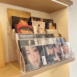 熱賣🔥Cd展示架 亞克力碟片展示架 DVD光碟影片架 專輯光碟展示櫃 唱片收納雜誌收納架 歌星周傑倫cd專輯收納架