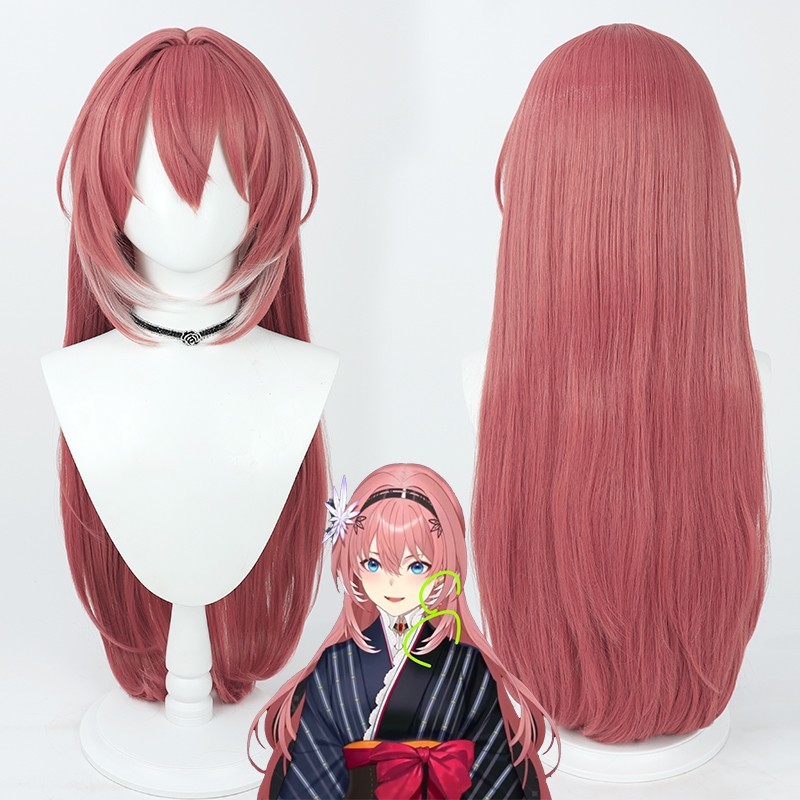 hololive六期生 YoutubeVTuber 鷹嶺露依cos假髮 長散發 2Ul9