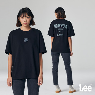 Lee 男女適穿 WORK WEAR短T 黑色 LB302087K11