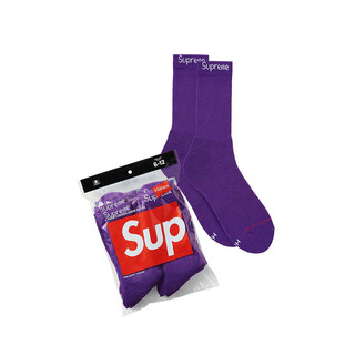 [FLOMMARKET] Supreme 22SS Hanes Crew Socks 紫色 長襪 單一雙