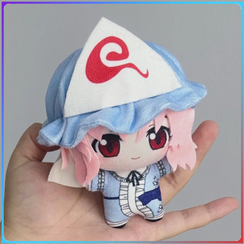 【臺灣熱賣桃園出貨包郵🔥】藤原妹紅10cm棉花娃娃可愛印花體東方project二次元周邊遊戲玩偶