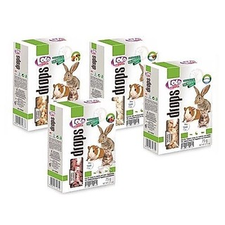 歐洲LOLO-優格維他命球75g 野莓∕堅果∕優格∕蜂蜜牛奶 小動物零食『WANG』