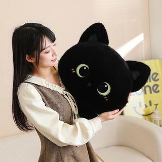 抱枕三花貓動物系列超萌貓咪小貓抱枕黑貓咪公仔玩偶貓辦公用靠墊