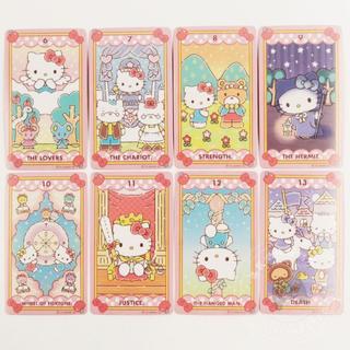 ✨精選好物✨Hello Kitty Tarot 凱蒂貓塔卡牌 可愛卡通78張卡牌 10.3*6cm左右LCFQ