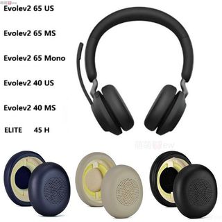 Jabra ELITE 45H Evolve2 65 記憶海綿耳罩 親膚透氣久戴不壓耳 降噪隔音 耳機維修配件