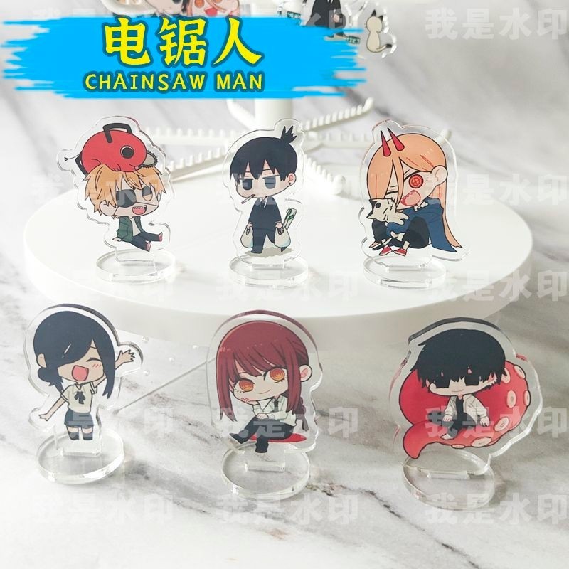 ✨鏈鋸人周邊 鏈鋸人立牌 蕾塞周邊 電鋸人 鏈鋸人 劇場版 蕾潔篇 站牌桌面擺件 亞克力立牌電鋸人周邊波奇塔電次瑪奇瑪蕾