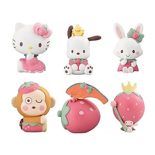 【日本 萬代 BANDAI】 三麗鷗 草莓系 P5 公仔 扭蛋 轉蛋 Hello Kitty 凱蒂貓 三麗鷗扭蛋 玩具