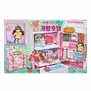 【MIMI WORLD】迷你MIMI粉紅提箱旅館 / MIMI WORLD / 正版授權 / 外出攜帶 / 玳兒玩具