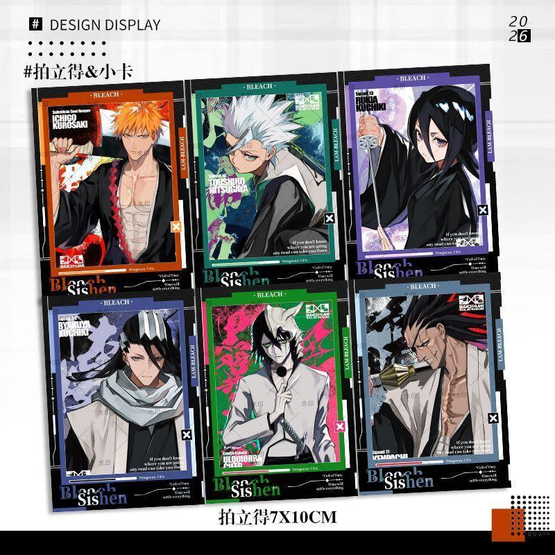 ⚡新品熱賣⚡Bleach 死神 死神小卡 明信片 死神BLEACH明信片黑崎一護日番谷冬獅郎朽木露琪壓朽木白哉拍立得