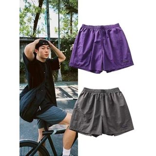Venturi 四分運動短褲男 尼龍輕薄快乾透氣 寬鬆版型 跑步健身 沙灘出遊 夏季機能穿搭 男裝休閒短褲 訓練外穿款式