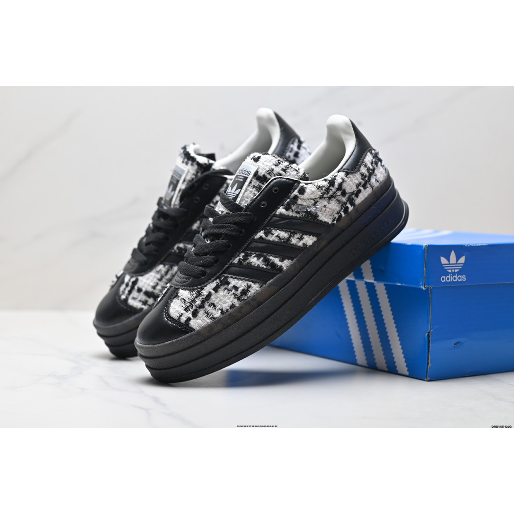 阿迪達斯Gazelle Bold W低幫復古百搭休閒運動板鞋 UBOA