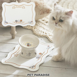 【PET PARADISE】寵物防水防滑餐墊 (31.5×22.5cm)｜DISNEY 2025新款 防水耐熱 CAT
