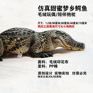 ⭐精選⭐7.14~可愛毛絨數碼印花模擬四條腿鱷魚抱枕擺件玩偶公仔掛件陪睡