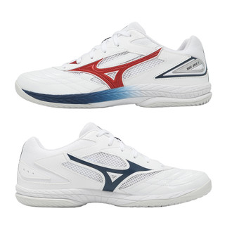 Mizuno 美津濃 桌球鞋 Wave Drive 9 男鞋 女鞋 白 支撐 抓地 室內運動 81GA2205-71