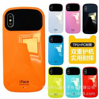 臺現💕iFace二代手機殼適用蘋果iPhoneX/XR/XSMAX保護套防摔鏡面烤漆殼