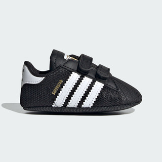 Adidas 愛迪達 Superstar Crib [JH9971] 小童 運動休閒鞋 魔鬼氈 舒適 黑 白