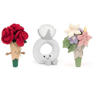 🌐國際代購🌐英國Jellycat Amuseables Rose Bouquet紅玫瑰花束(35cm)🌐