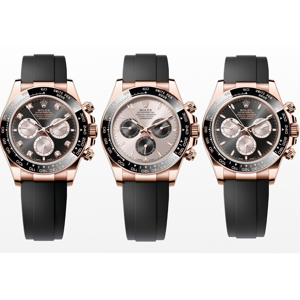 rolex勞力士迪通拿玫瑰金40mm機械男表126515LN多色面