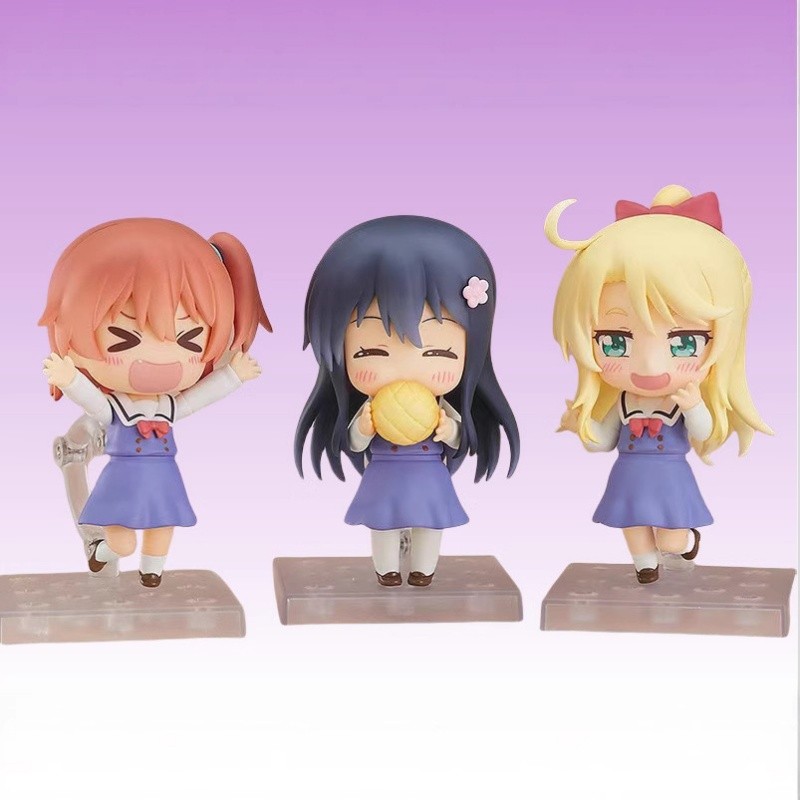 清倉【天使降臨到了我身】 Q版 大頭人 白笑花姬阪乃愛 星野日向 可動 10CM