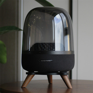 木質音響底座｜適用 Harman Kardon Aura Studio 3/4 琉璃水晶音響支架 實木避震底座 防滑增高