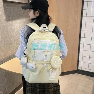 【韓版星星印花】書包 學生後背包 雙肩包 韓系後背包 韓系書包 抽繩 輕便 旅遊 休閒包 百搭 少女