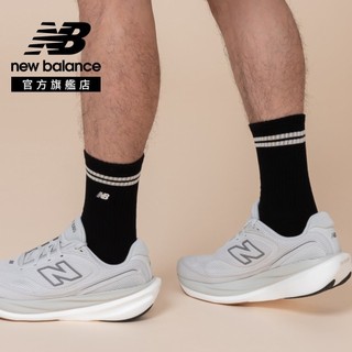 【New Balance】 NB 條紋中長襪 中性 黑色 AC0888WBK