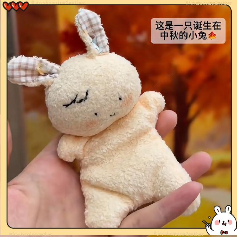 💥台現🔥 小兔子安撫巾 小兔子安撫豆袋 小兔子手抓娃娃 治癒系小兔子安撫豆袋 毛絨公仔 娃娃 送閨蜜禮物 送女朋友禮物