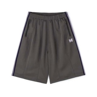 NEEDLES 別注款 H.D Track Shorts - Poly Smooth 短褲 灰紫色 SX1522-CL